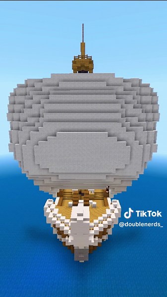 Construcción de Going Merry en Minecraft