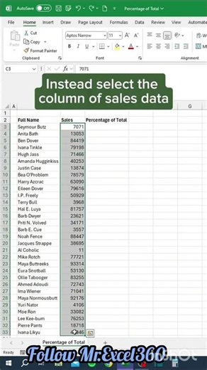 Excel Me Percentage Calculate Karna Sikhe | Easy Method 💯