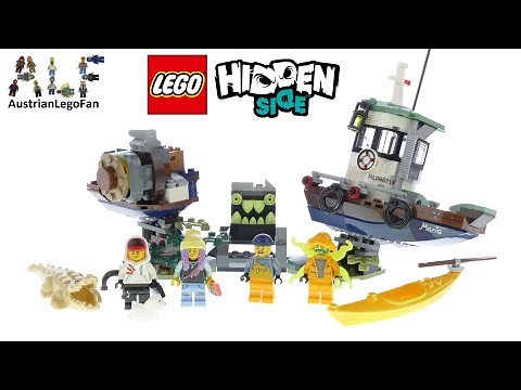 Lego Hidden Side 70419 Wrecked Shrimp Boat - Lego Speed Build Review
