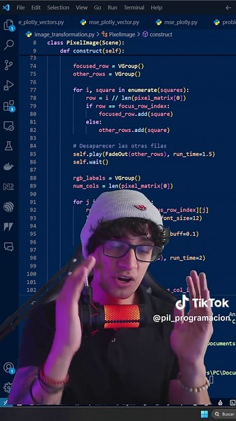 Te enseño uno de los conceptos básicos de computer visión y es como esta compuesta una imagen. #programacion #python #opencv #computervision