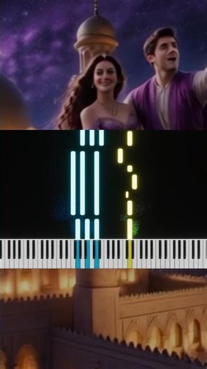 A Whole New World | Piano Tutorial #piano #pianocover #musescore