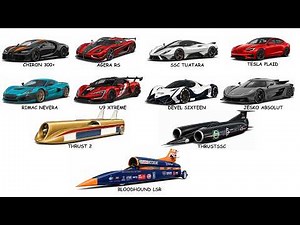 The Fastest Cars Ever Made