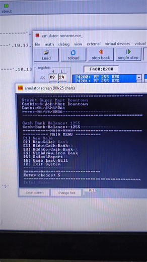 Point of Sale in Assembly Language . . . . #technews #fblifestyle #fblifestylechallenge #CMD #programmingchallenge | Machgorithm