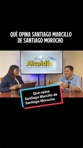 🎙️ En nuestro segundo podcast de #RumboALaAlcaldía los criterios sobre los perfiles de los postulantes no faltaron 👀 Esto opina Santiago Marcillo cuando al azar salió el nombre de Santiago Morocho 😱📌 🧠 Un análisis directo sobre el escenario político en Rumiñahui 📢 Recuerda: aún faltan meses para las elecciones, este es un espacio para informar y analizar 💬 ¿Qué opinas de lo que dijo? Quieres verlo completo está en nuestro canal de YouTube 🙌 #PodcastPolitico #CandidatoAlcalde #ContraPoder