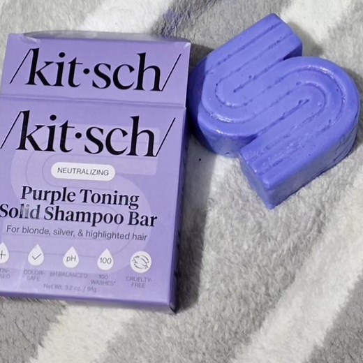 ‪@Mykitsch‬ Purple Toning Shampoo Bar #haircare #shampoo #beauty #selfcare