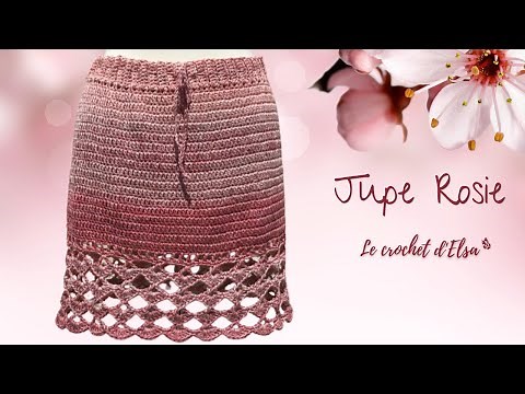 Crochet skirt tutorial for women - the "Rosie" skirt -