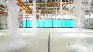 5.3K views · 38 reactions | Turkish Airlines released a video showing a foam fire suppression test at its aircraft hangar in Istanbul Airport | Reuters | Facebook