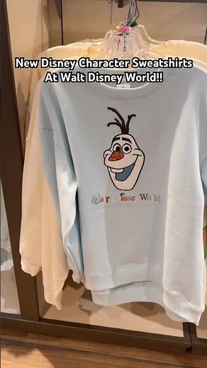 New Olaf and Cheshire Sweatshirt at Walt Disney World