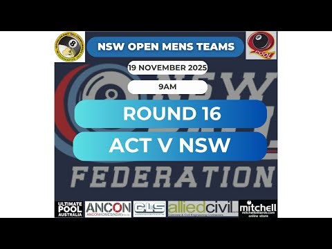 ACT v NSW - Open Teams - Rnd - 16 - AEBF NATIONALS 2025