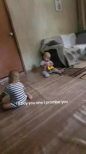 Heartwarming Moment: Brother Comforts Sad Baby