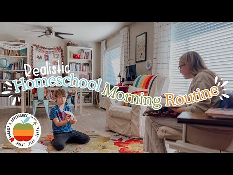 An Honest Homeschool Morning Routine With Three Kids