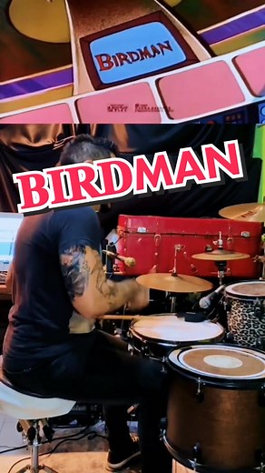 Birdman Drum Cover: Retro Cartoon Opening Music