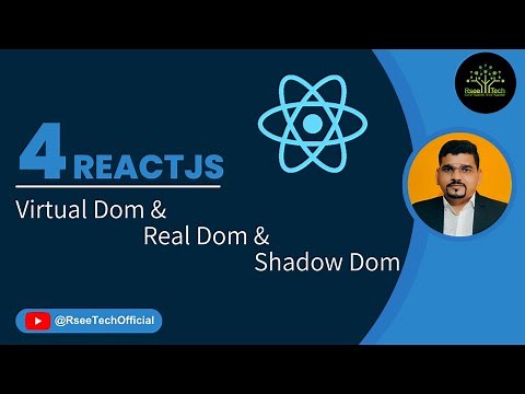 Virtual DOM | Real DOM | Shadow DOM | Virtual DOM Vs Real DOM | #react #reactjs #reacttutorial