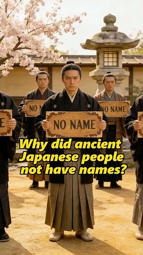 Why Most Japanese People Didn’t Have Last Names Until Recently#history #culture #didyouknow #shorts