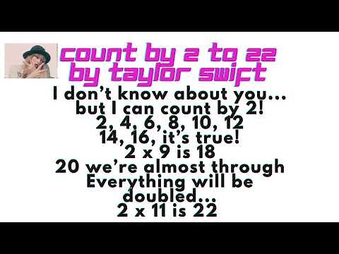 Count by 2 to Taylor Swift 22