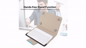 Keyboard case, 10'' Tablet Laptop Universal Bluetooth Keyboard with PU Protective Case Cover for 9.7-10.1 inch Tablet.