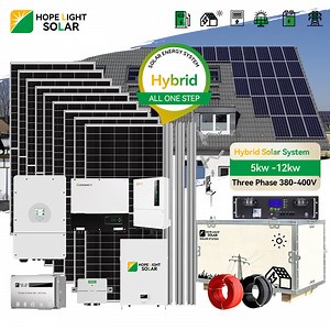 [Hot Item] Ecuador Solar Hybrid System 5kw 8kw 10kw 12kw Split Phase Energy Systems Powerwall Battery
