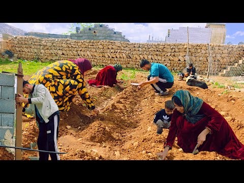 Transforming Your Garden: Seed Planting and Concrete Door Base