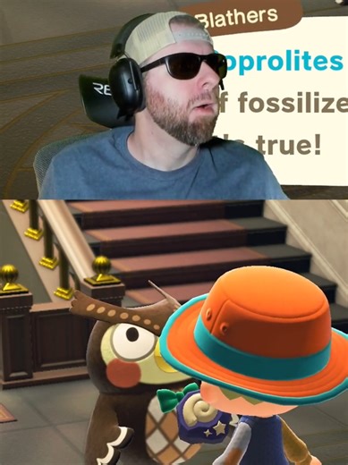 Ew... Fossilized poop.. #AnimalCrossing