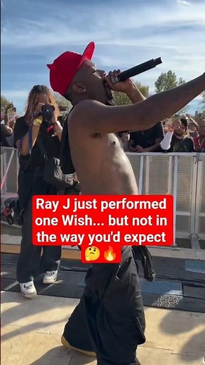 Ray J Performs One Wish at the One Music Fest