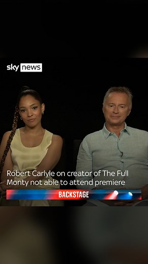 17K views · 77 reactions | Actor Robert Carlyle backs writer strikes in the US as thee creator of The Full Monty pickets the series premiere. #SkyBackstagepodcast #TheFullMonty #RobertCarlyle | Sky News | Facebook