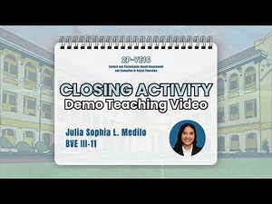 Closing Activity (Formative) | Medilo