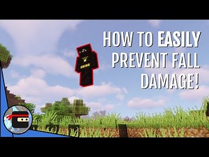 How To Easily Prevent Fall Damage! | Minecraft Quick Tips