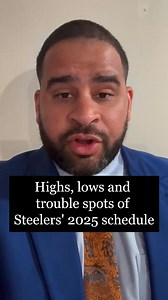 The Pittsburgh Steelers' 2025 schedule was released Wednesday night. Here are the highlights, lowlights and tricky spots to look out for. Read more: https://www.post-gazette.com/sports/steelers/2025/05/15/nfl-schedule-release-news-rumors/stories/202505150090. 📝: Adam Bittner/Post-Gazette 🎥: Christopher Carter/Post-Gazette #pittsburgh #steelers #nflschedule #nfl | Pittsburgh Post-Gazette