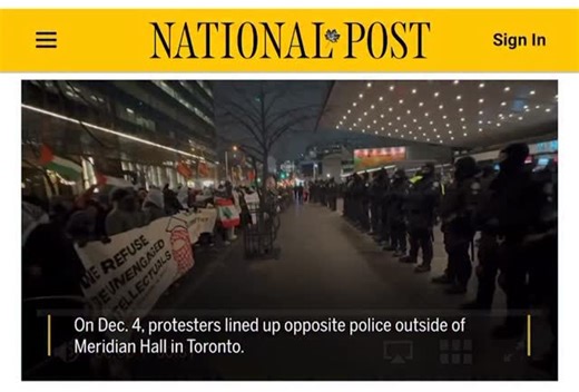 11 reactions | IN THE NEWS: Highlights from demonstration against the Munk Debates at Meridian Hall.  @CarymaRules #Toronto #ProtestMania | Caryma Sa’d | Facebook
