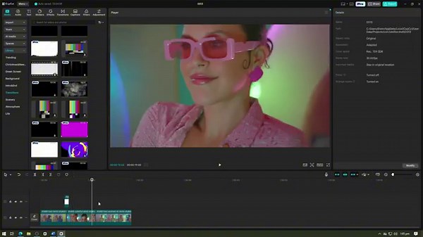 How to Add Overlay Transitions in CapCut Pro - CapCut Pro Tutorial