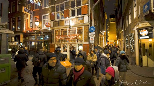 Walking Through Amsterdam at Christmas – A Magical Winter Wonderland (4K)