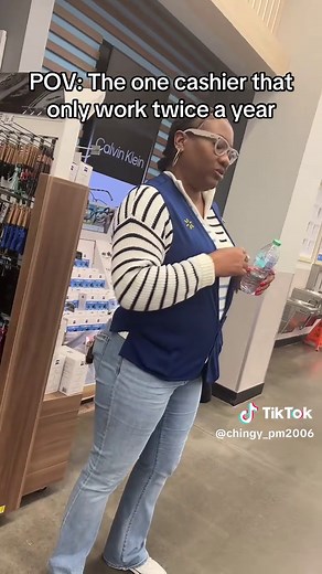 The Cashier Who Works Only Twice a Year at Walmart
