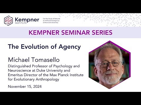 The Evolution of Agency with Michael Tomasello