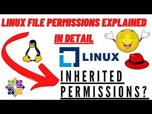 Linux file permissions explained in one video, what are inherited permissions🤨 ? super easy [4k]🏇🏼