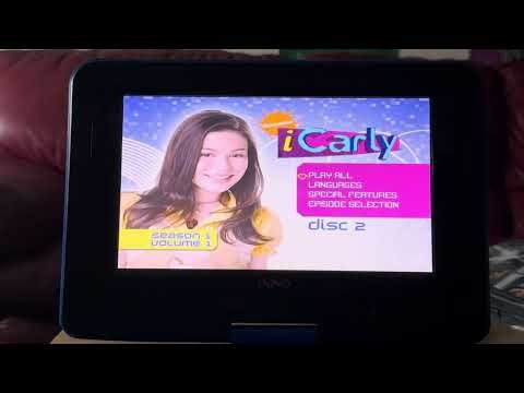 Opening to icarly season 1 volume 1 leave it all to me disc 2 DVD Australia 2009 RARE