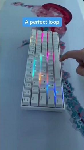 The Best RGB Backlit Mechanical Keyboard | Dierya DK63#Shorts