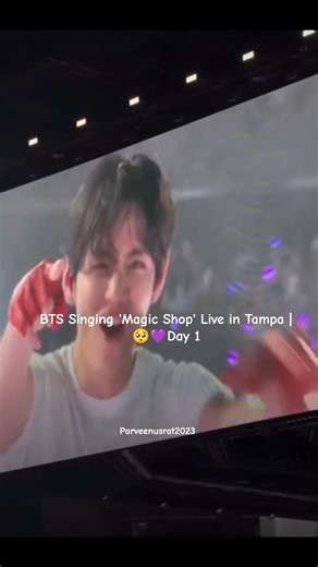 BTS 'Magic Shop' LIVE Performance | Tampa Concert 2026🥺#BTS #BTSWorldTour #BTSTampa #MagicShop #OT7