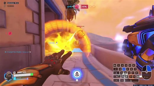 Doomfist Strikes in Overwatch Action