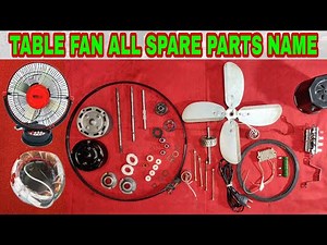 Table fan all spare parts name//table fan parts list.