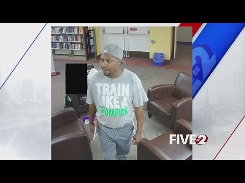 Lewd act in Oakwood library caught on camera