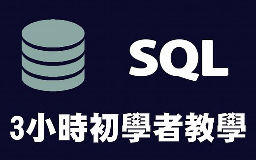 【油管大神】SQL零基础3小时快速入门，学完就会做数据分析了！