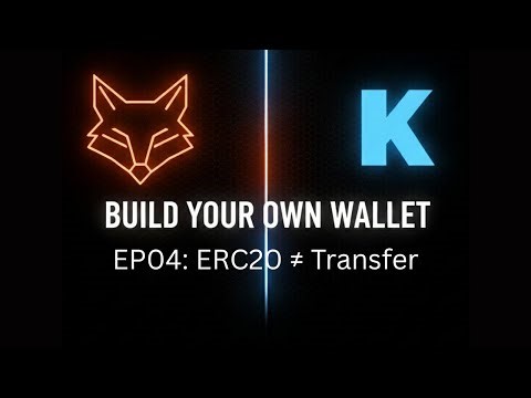 Metamask Clone EP04 ERC20 Explained from a Wallet System Perspective