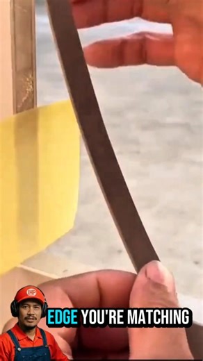 The genius woodworking trick for perfect edge trimming #diy #woodworking