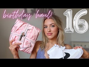 16th birthday haul UK 2022 #birthdayhaul