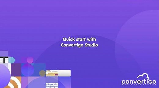 Quick start with Convertigo Studio (EN)