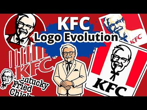 KFC Logo History from 1952 to Now🍗🍔The Untold Story of Colonel Sanders
