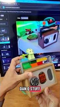 3D Hangouts 513 Color Sense Music Player + PyPortal Art frame + Rolling Mechanical Joint #3dprinting