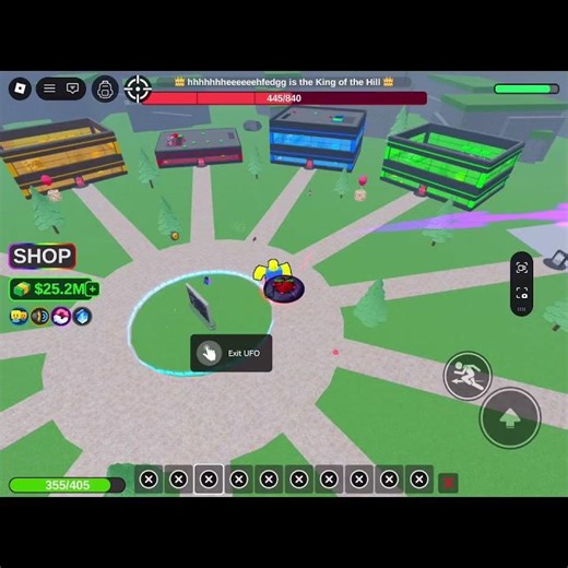 Defeating giant noob boss in Roblox elemental powers tycoon