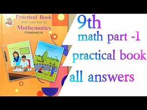 std 9th Maths Practical Book answers Solution |Maths Part 1|Maharashtra State Board|Balbharti