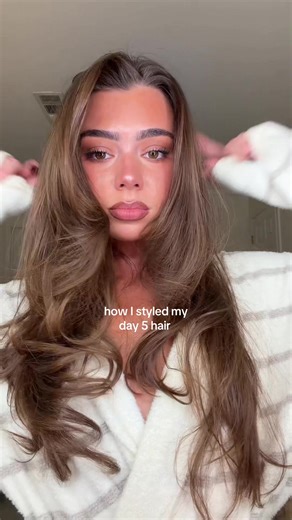 How I Styled Day 5 Hair with Batiste and Shark Air Wrap